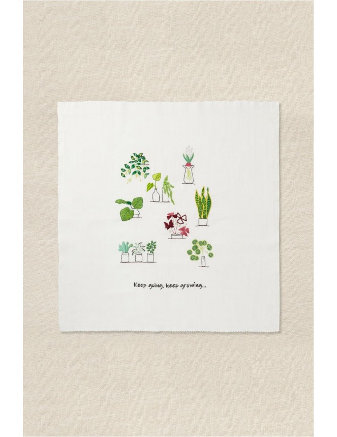 Kit bordado plantas DMC
