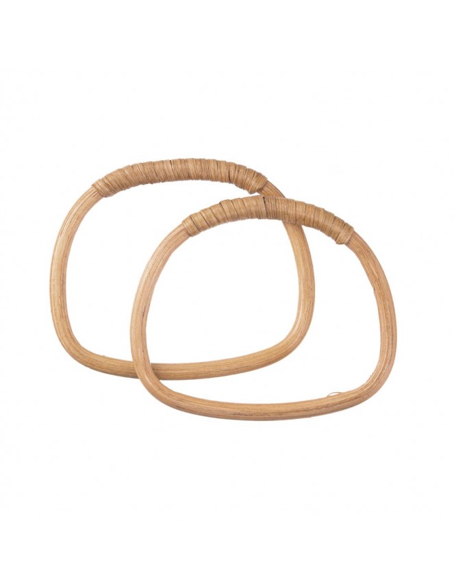 Asa de madera-mimbre 14x11cm