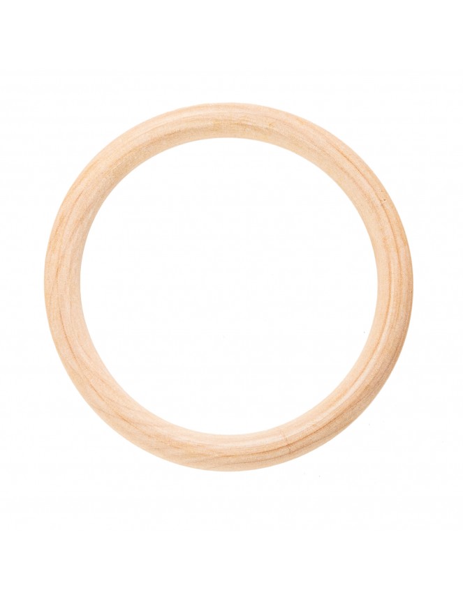 Aro madera natural 15cm