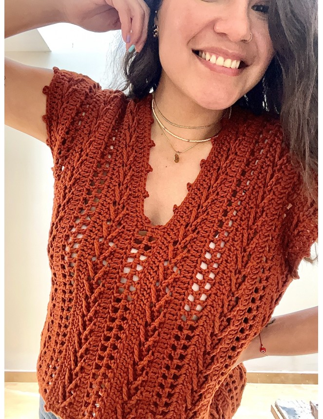 Patrón Palmito Top de Cuculi