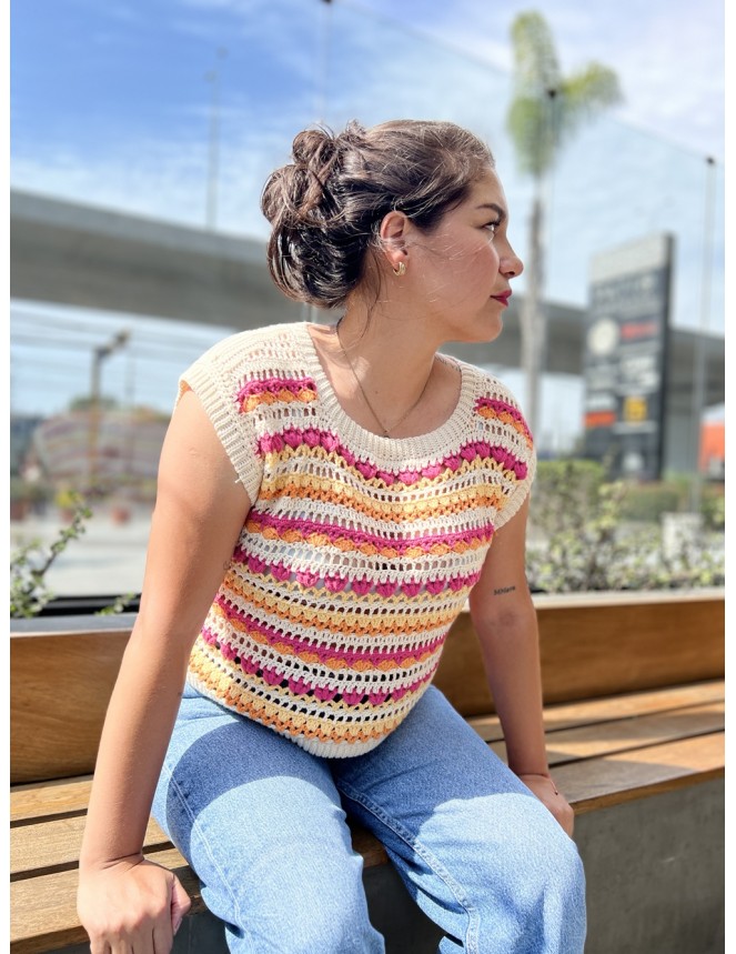 Patrón Top Caliope de Cuculi