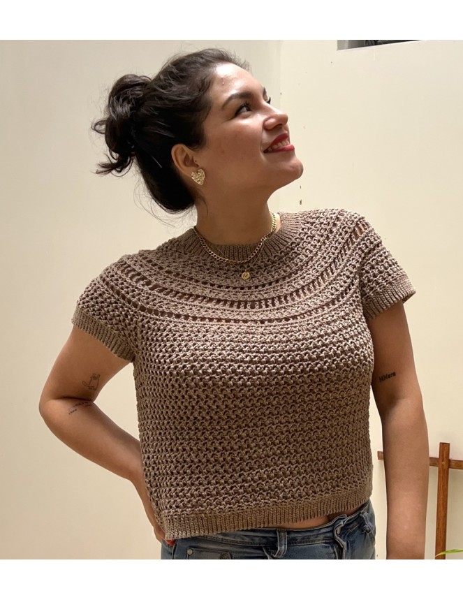 Patrón Top Camelia de Cuculi