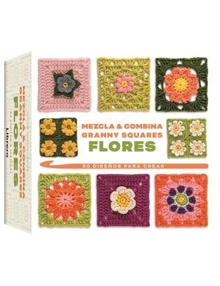 Mezcla y combina granny squares flores
