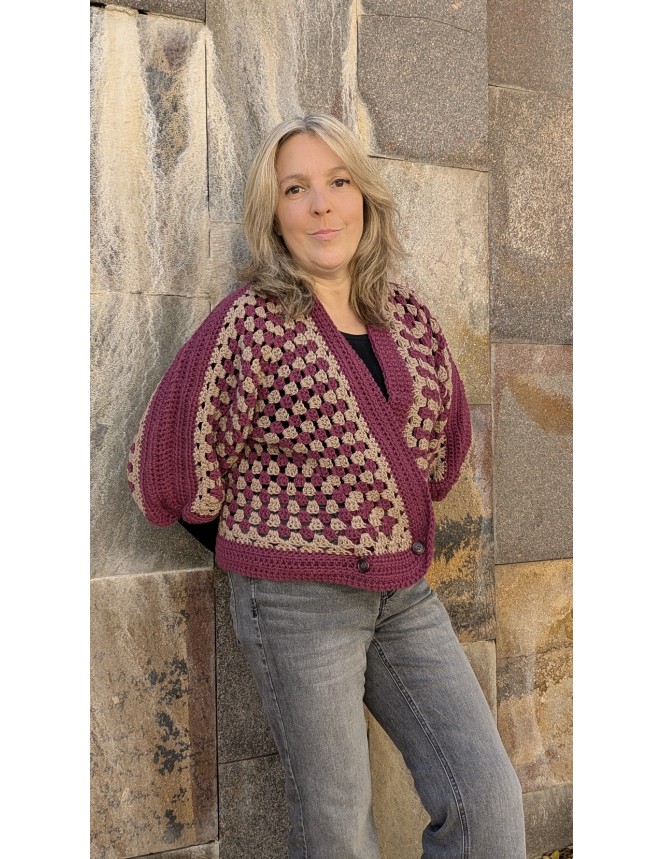 Patrón cardigan Oliva