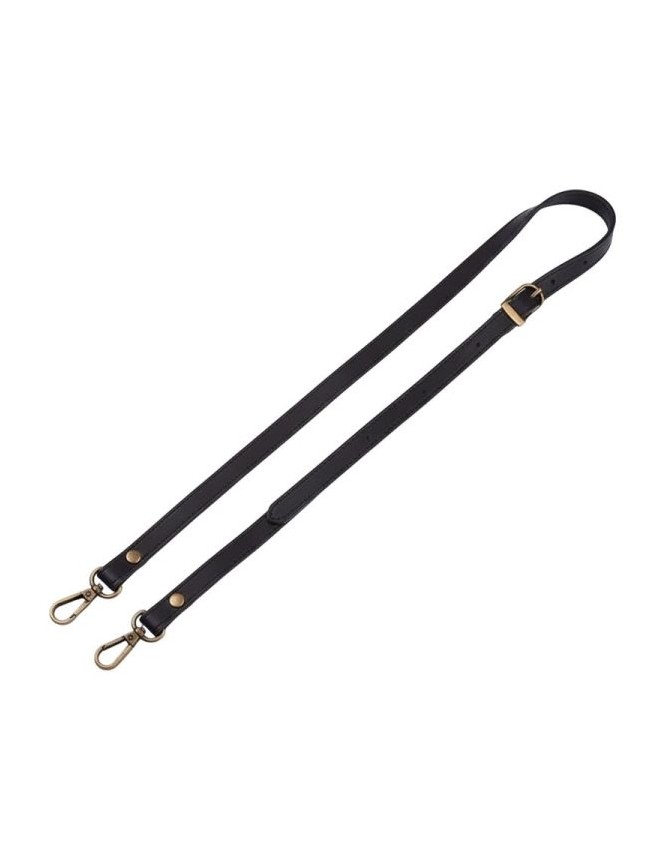 Asa polipiel regulable negra