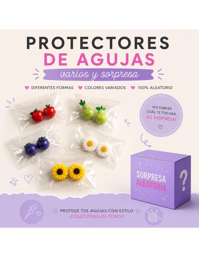 Protectores de aguja variados
