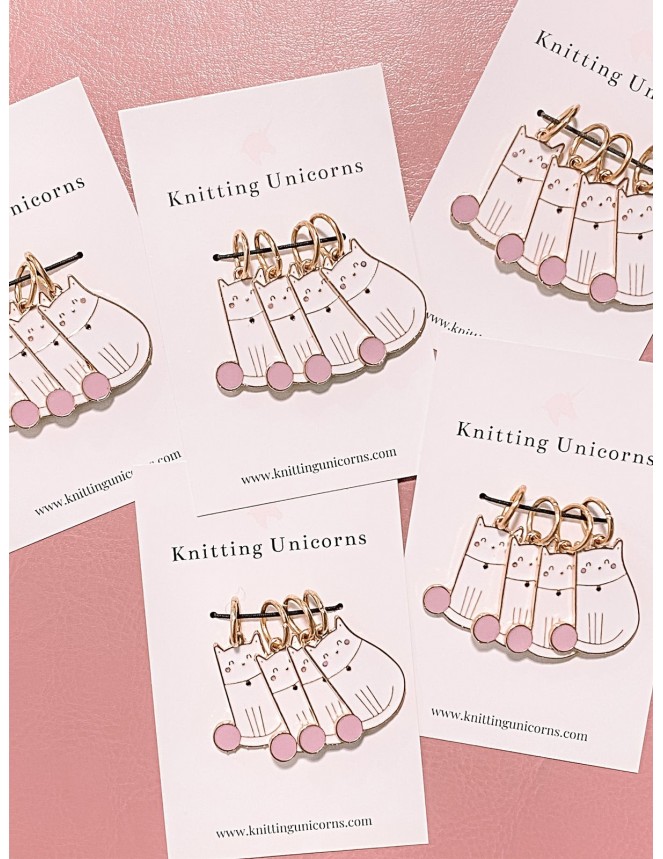 Knitting Unicorns Kitty stitch marker