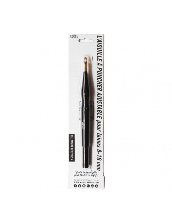Aguja punch needle ajustable