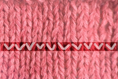 How to count knit stitches